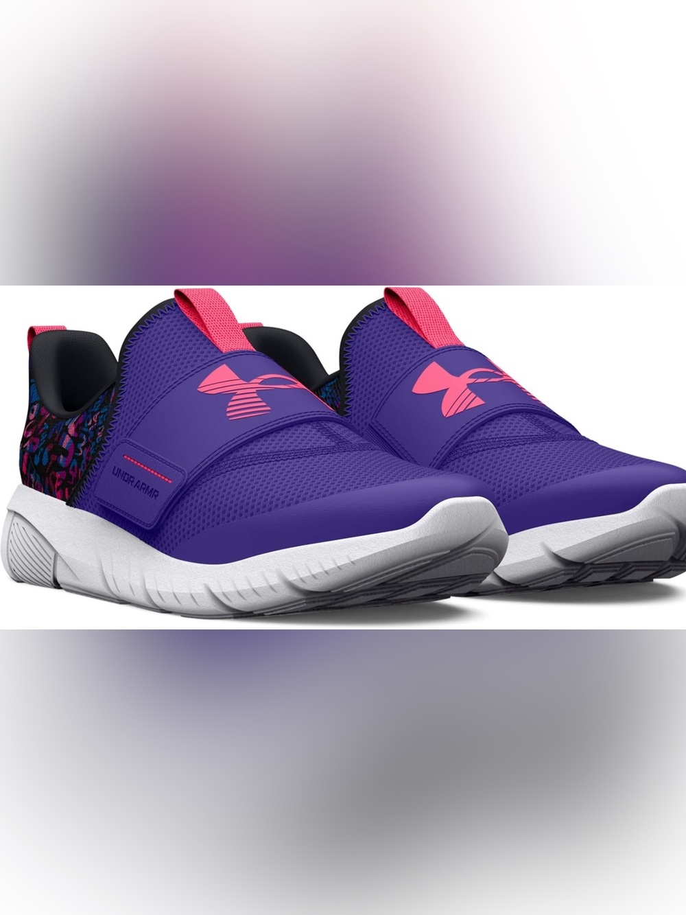 Under Armour Purple & Pink Flash Athletic Sneakers